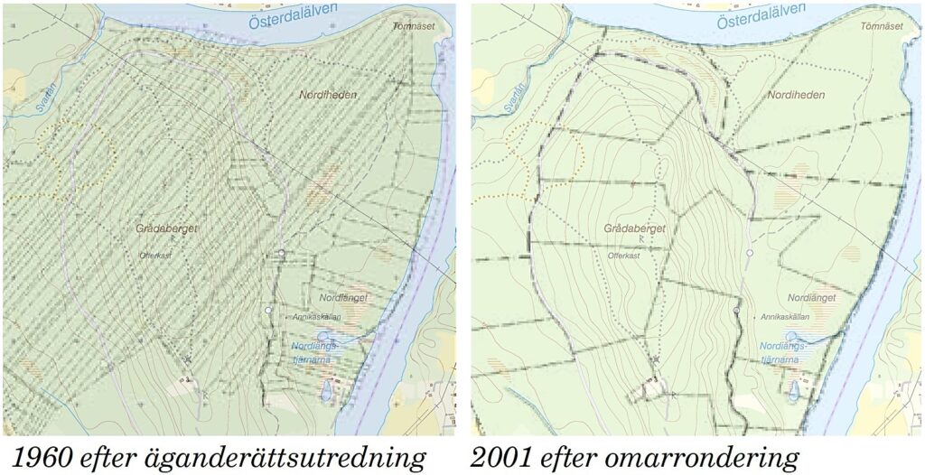 Gråda före och efter omarrondering